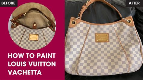 remove paint on louis vuitton bag|vachetta louis Vuitton Bag.